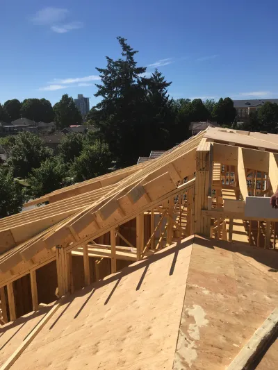 Structural framing — Liam Kinders Contracting