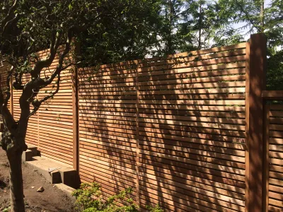 Custom fence install, Okanagan