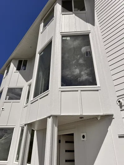 Board and batten siding detail